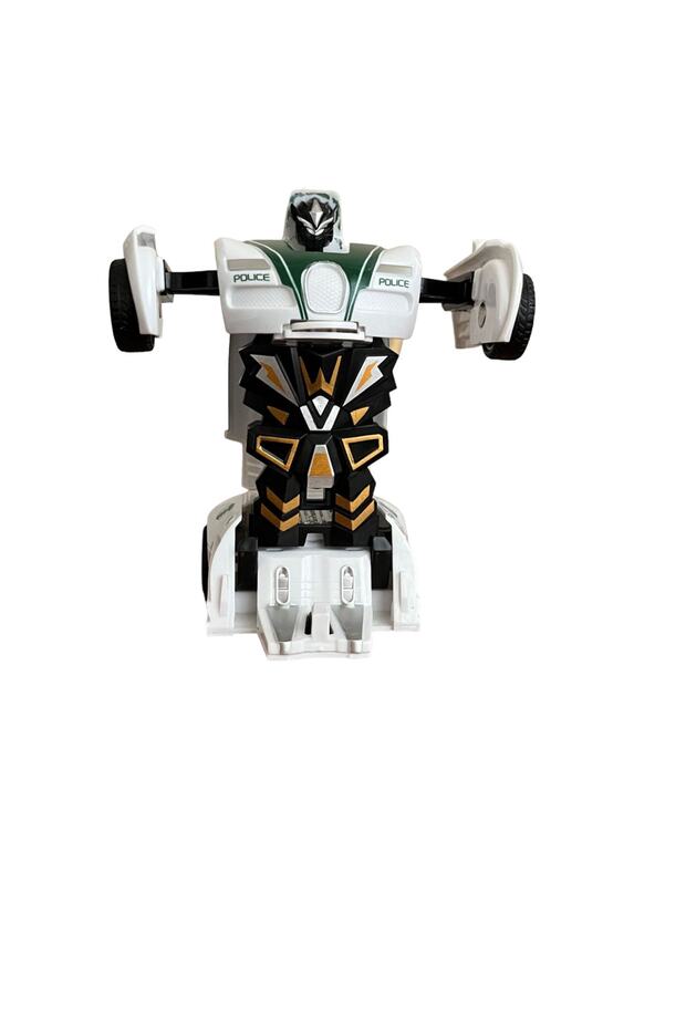 Polis Arabası Dönüşebilen Robot Olan Araba - 3