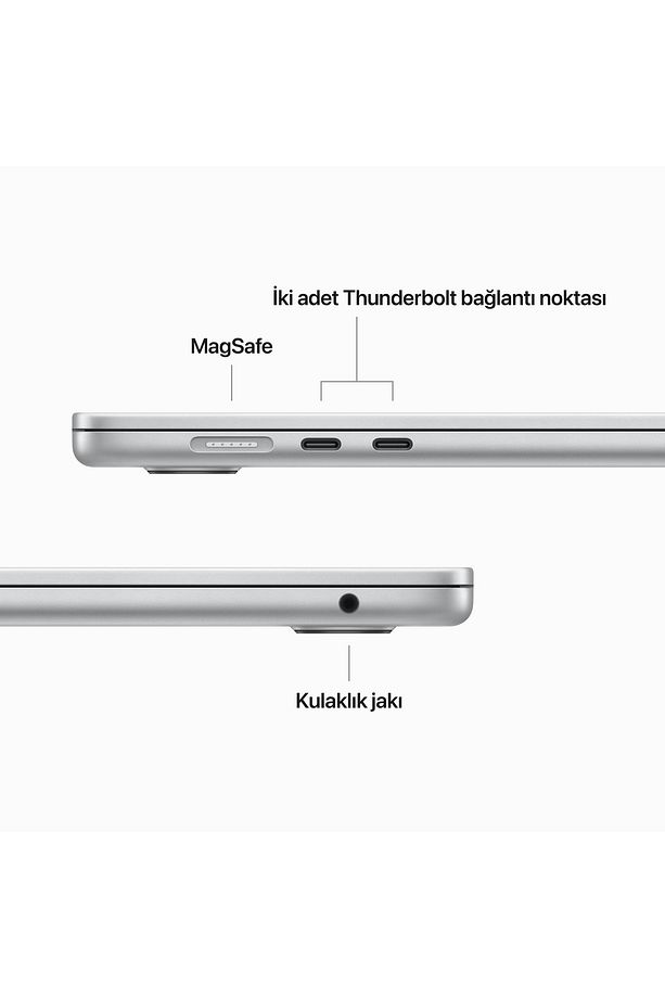 15-inch MacBook Air: Apple M2 chip with 8-core CPU and 10-core GPU, 512GB - Silver - 9