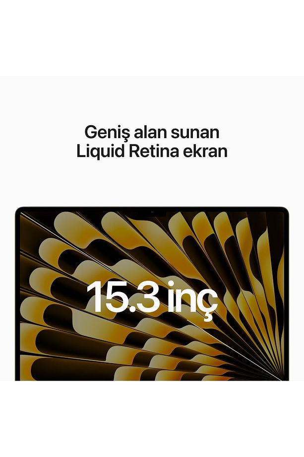 15-inch MacBook Air: Apple M2 chip with 8-core CPU and 10-core GPU, 256GB - Starlight - 6