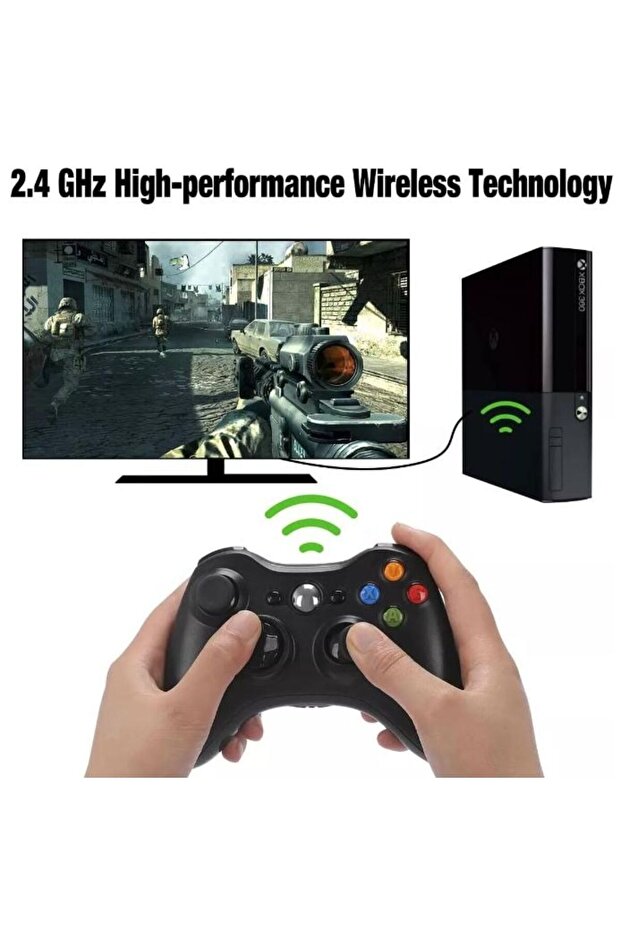 Yues XBox 360, PS3, PC Ve Android Kablosuz Wireless Controller - 2