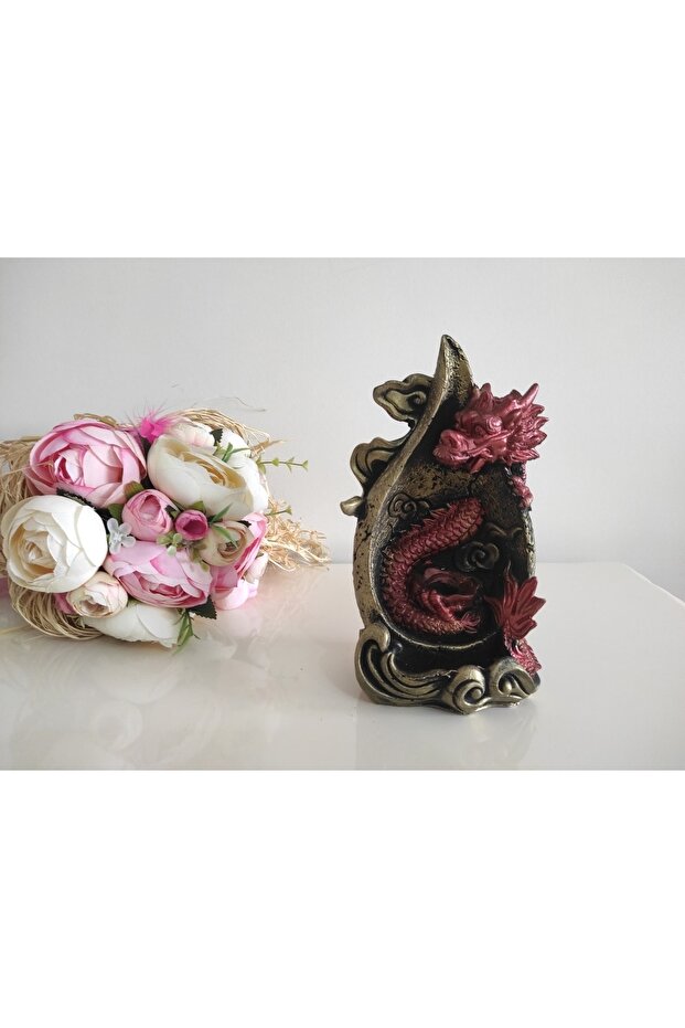 Ejderha figürlü geri akış tütsülük - 3