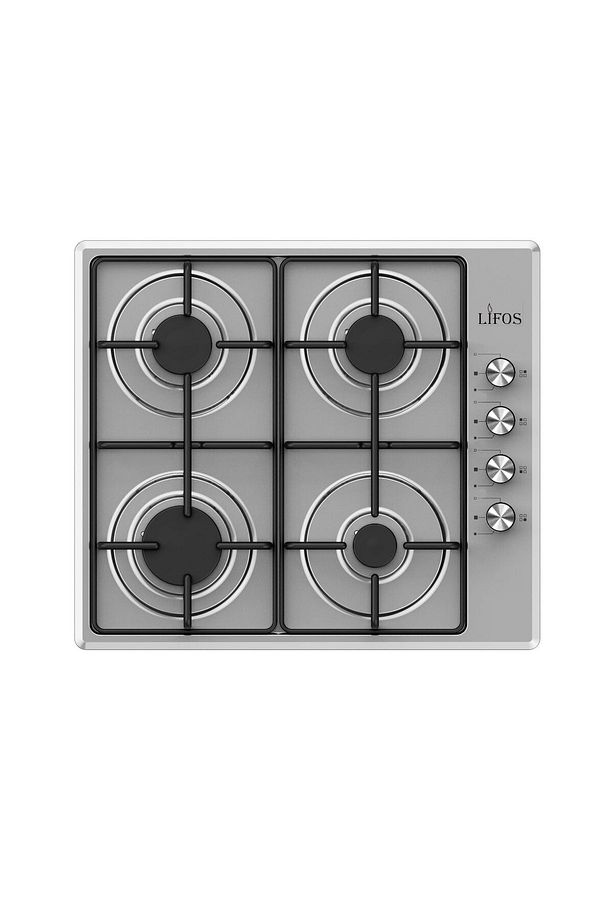 Lifos Set Üstü Otomatik Çakmaklı 4lü Inox Tüplü Çakmaklı Ocak Lifos - 1