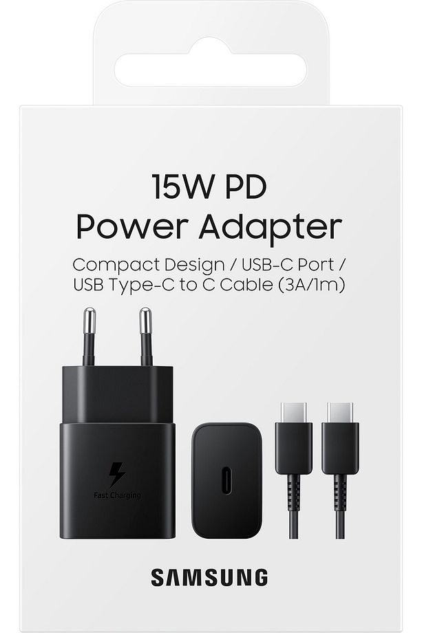 Galaxy A15 A16 Ve A05 A06 Usb-c 15w Hızlı Şarj Adaptörü Usb-c Kablo ( Türkiye Garantili) - 1