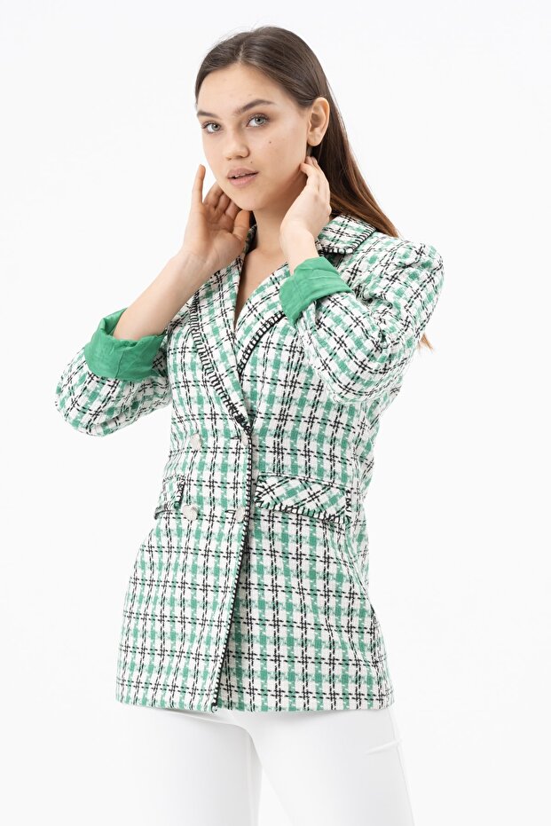 Süs Dikişli Tuvit Ceket - 2