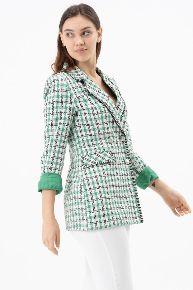 Süs Dikişli Tuvit Ceket - 6