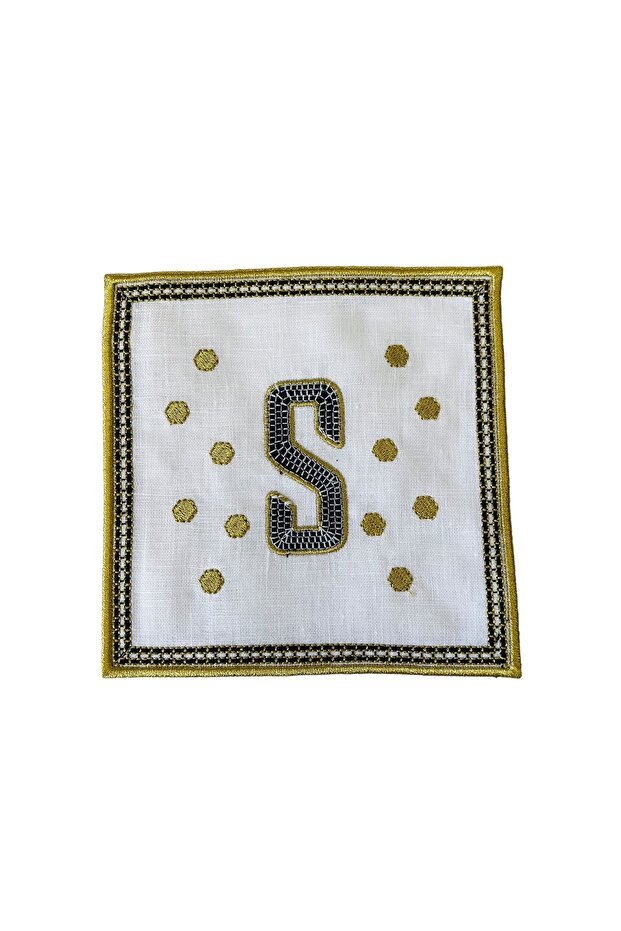Tiled Margot ́S ́ Letter Cocktail Napkin (1 Piece)