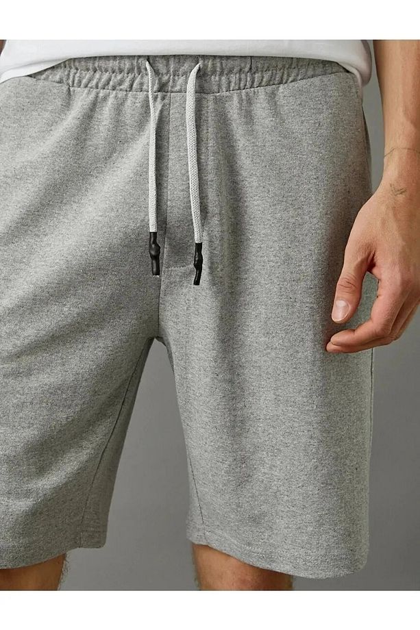 Erkek Yazlık Oversize Bermuda Şort - 5