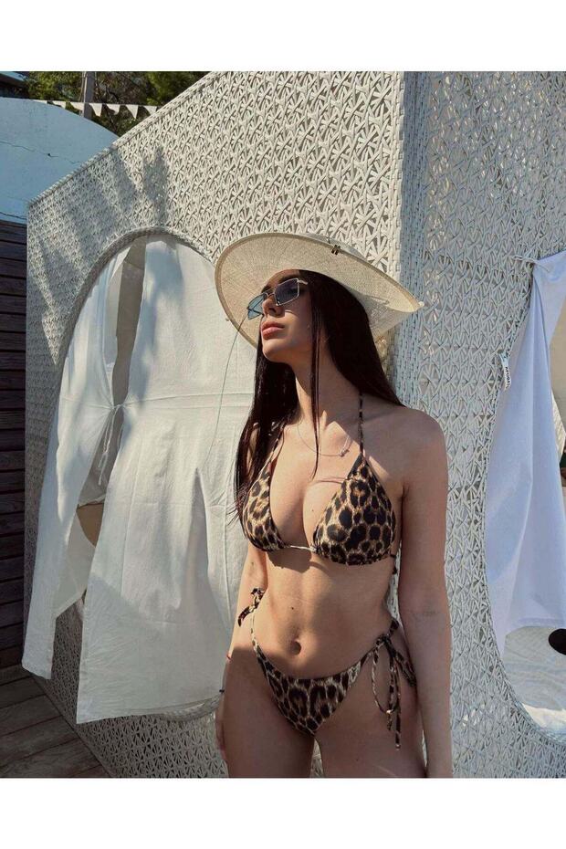 Leopard bikini takım - 3