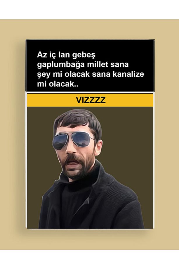 Gebeş Kaplumbağa ''Bana Anlat'' Standart Plastik Sigara Tabakası Kutusu - 1