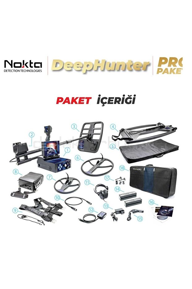 Deephunter Define Dedektörü Pro Paket - 2