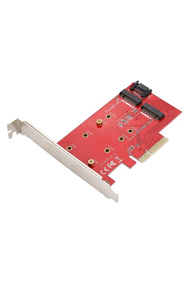 M.2 Nvme Ngff B M Key Ssd To Pci-e X4 Express Kart 4x Çevirici Dönüştürücü - 3