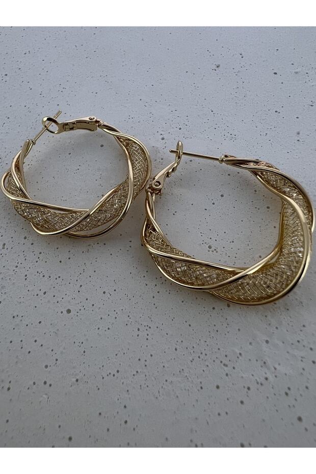 Halka Model Çelik Küpe - 1