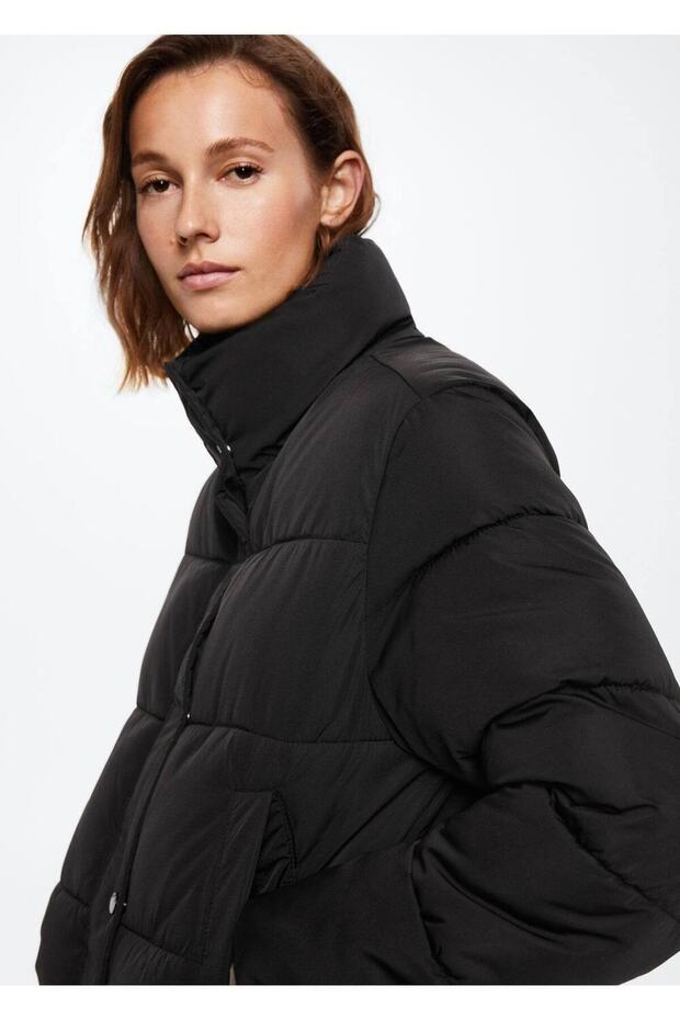 Ayarlanabilir Kapitone Anorak - 5