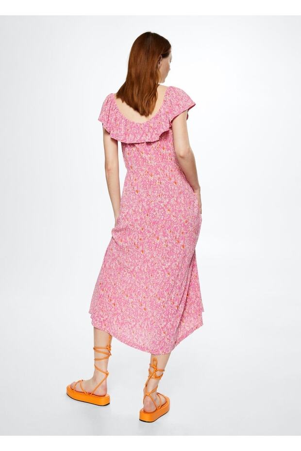 Çiçekli Elbise - 4