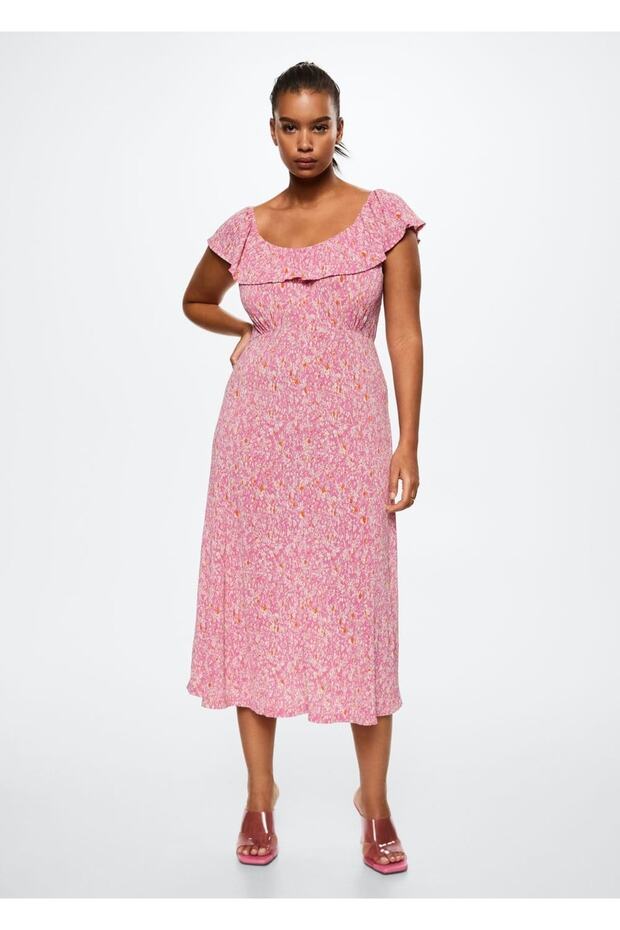 Çiçekli Elbise - 6