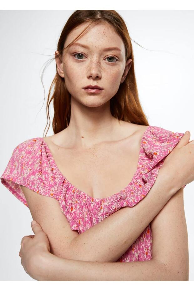 Çiçekli Elbise - 7