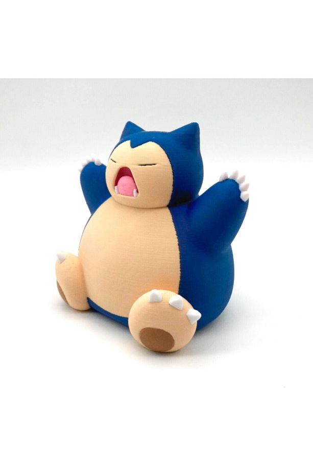 #0143 Chibi Snorlax Pokemon Figürü - 1