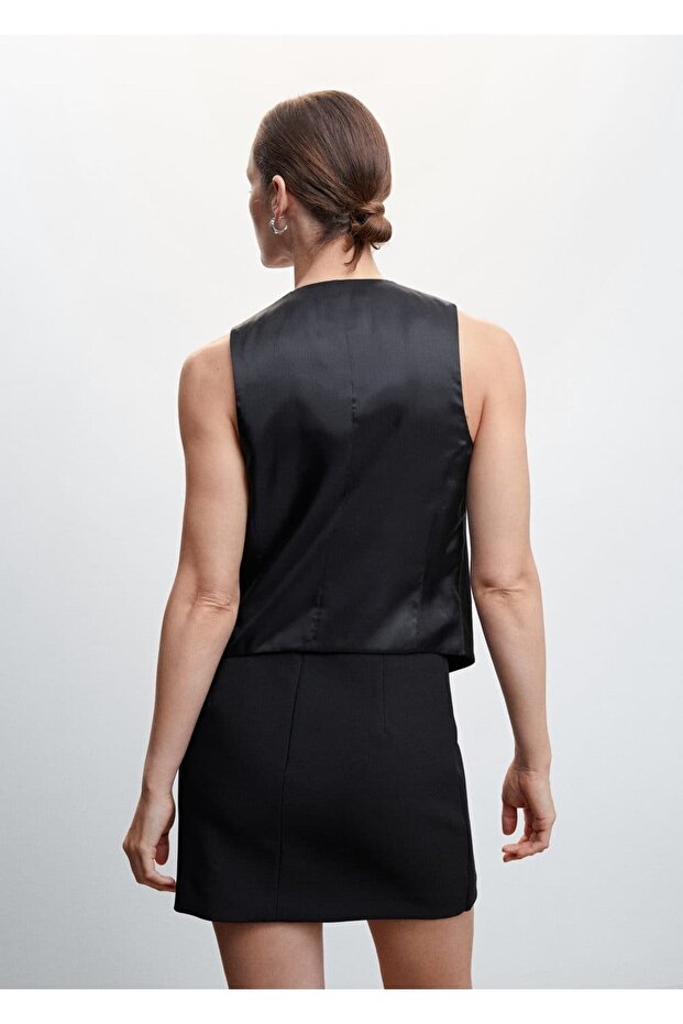 Düğmeli Takım Yelek - 4