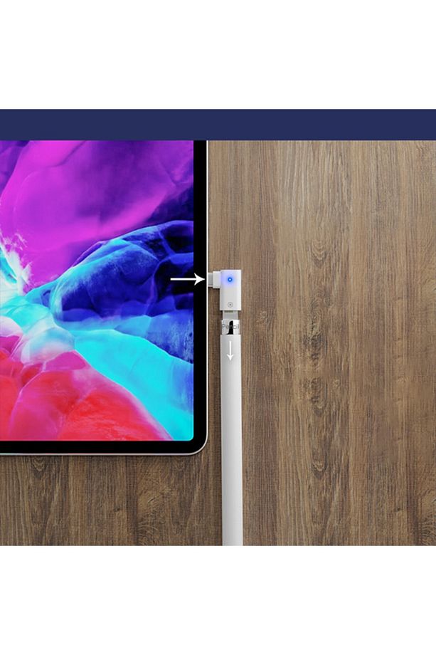 L Tipi Lightning to Type-C Dönüştürücü Apple Pencil Kalem Şarj Adaptörü - 2