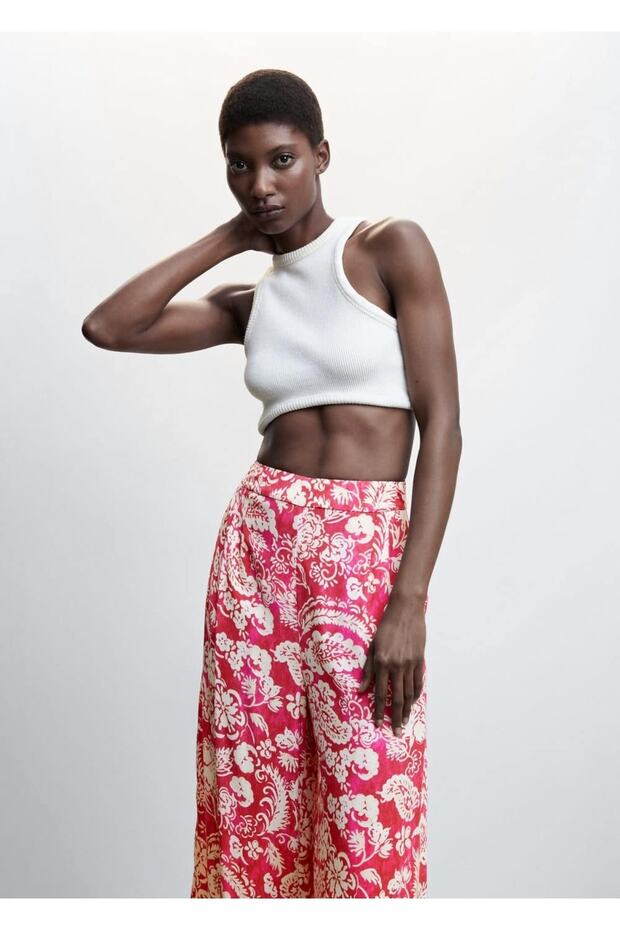 Culotte-Hose mit Blumenmuster - 6