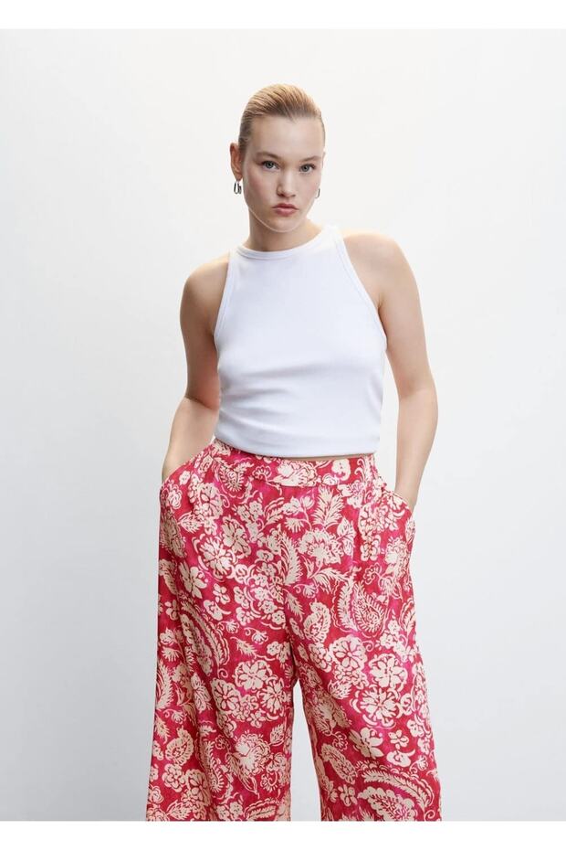 Culotte-Hose mit Blumenmuster - 7