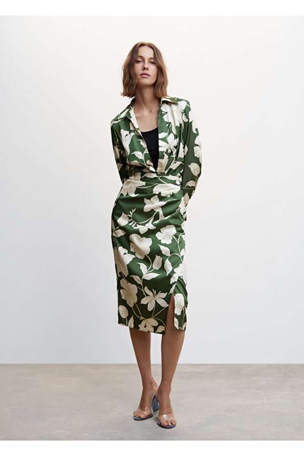 Çiçekli Uzun Etek - 2