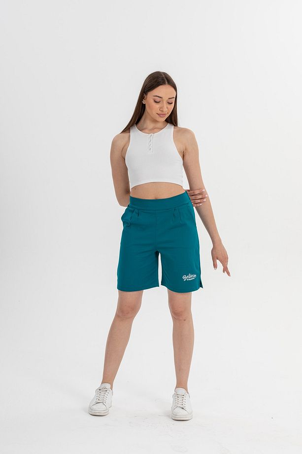 Gabardin şort - 1