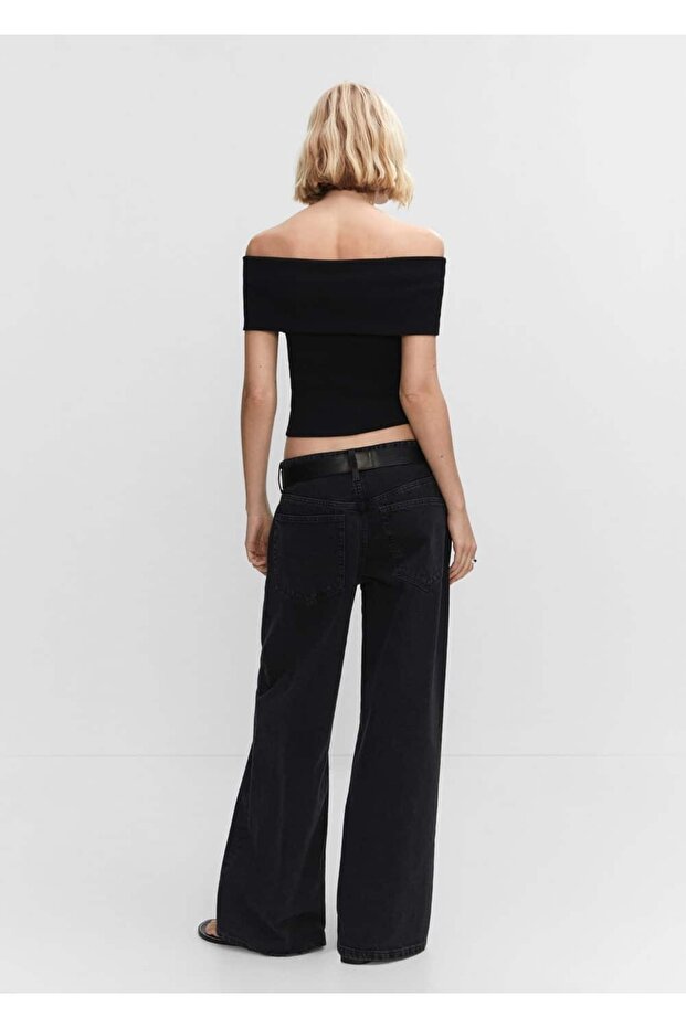 Omuzları açık bluz - 4