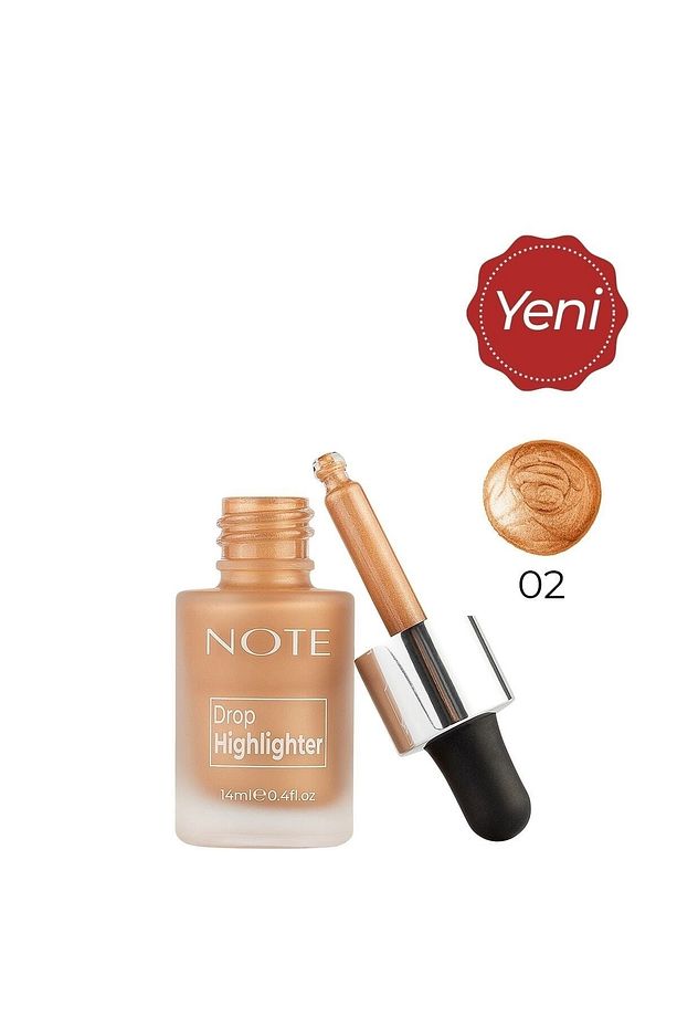 Cosmetic - Drop Highlighter Likit Aydınlatıcı - Charming Desert -02- Kuattoprof - 3