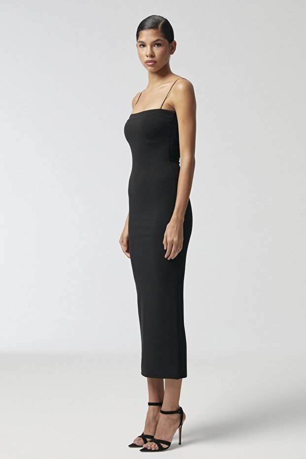 Dora Siyah Elbise - 3