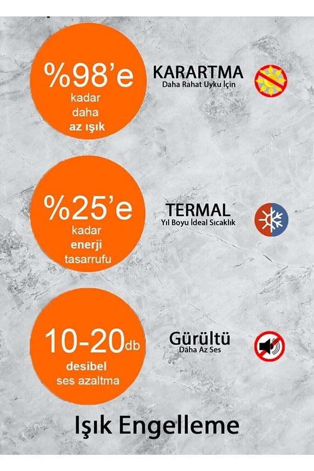 Bej (SÜTLÜ KAHVE) Blackout Güneş Geçirmez Karartma Fon Perde - 5