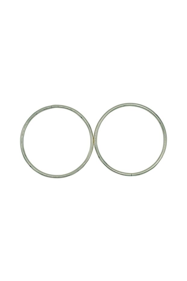 Metal Bag Handle Silver 10 cm
