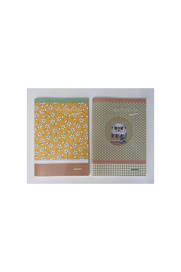 defter-im 80 yaprak A4 plastik kapak KARELİ defter 2 ADET - 1