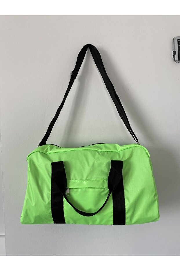 Neon Green Color Unisex Sports Bag