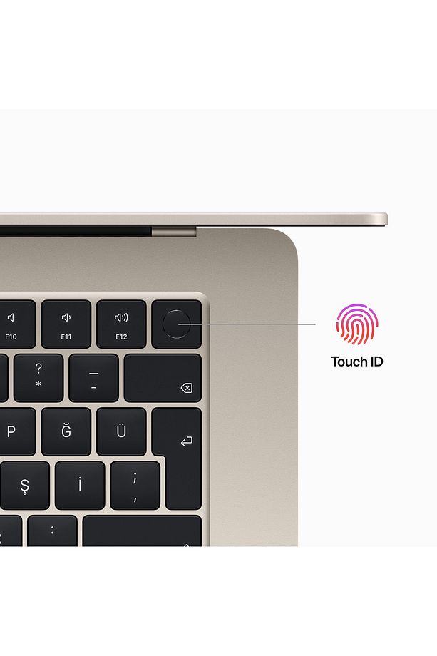15-inch MacBook Air: Apple M2 chip with 8-core CPU and 10-core GPU, 256GB - Starlight - 11