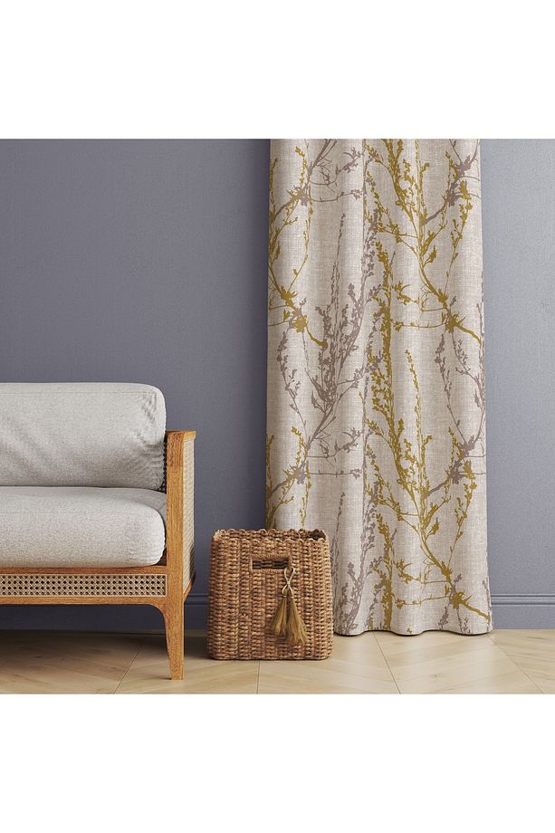 Dijital Baskılı Fon Perde Tek Kanat 140 X 260 Cm Kenar Katlamalı Dikişli - 1