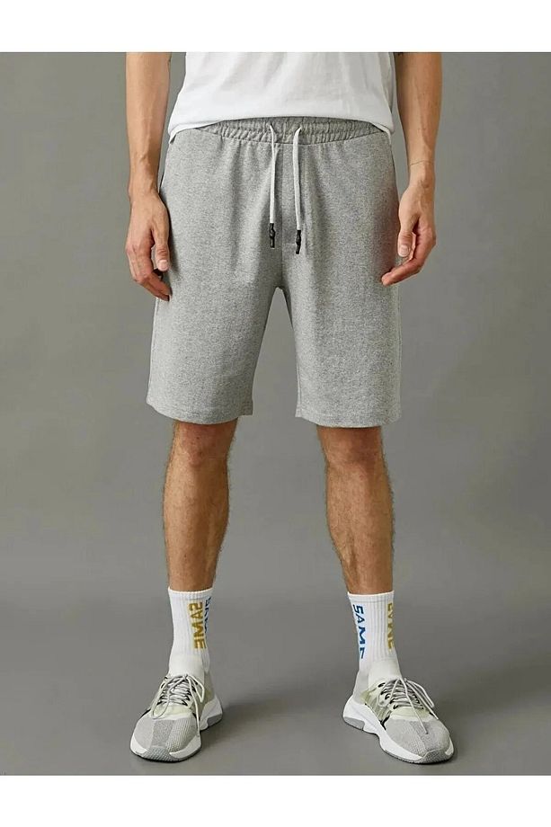 Erkek Yazlık Oversize Bermuda Şort - 1