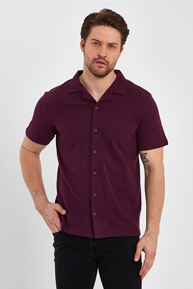 2640 Ottoman Comfort Fit Relaxed Cut Collared Shirt