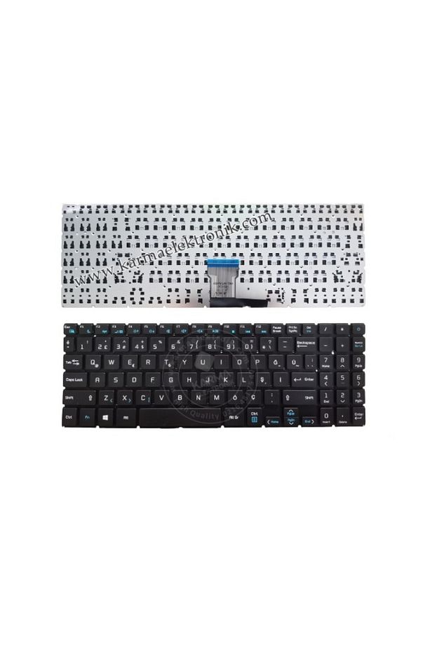 Nirvana S500.1021-BE00T-S Notebook Klavyesi Siyah TR - 1