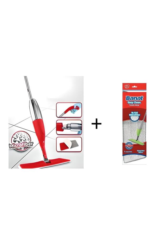 Easyclean Sprey Mop + EasyClean yedek paspas - 1