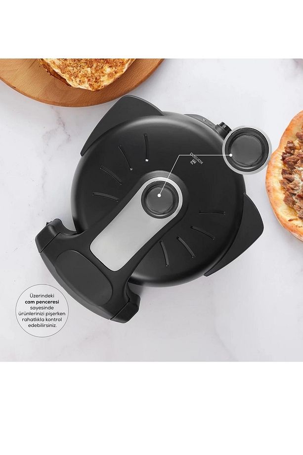 Gastro 10 In 1 Pizza Ve Lahmacun Makinesi Biodiamond Matte Black - 4