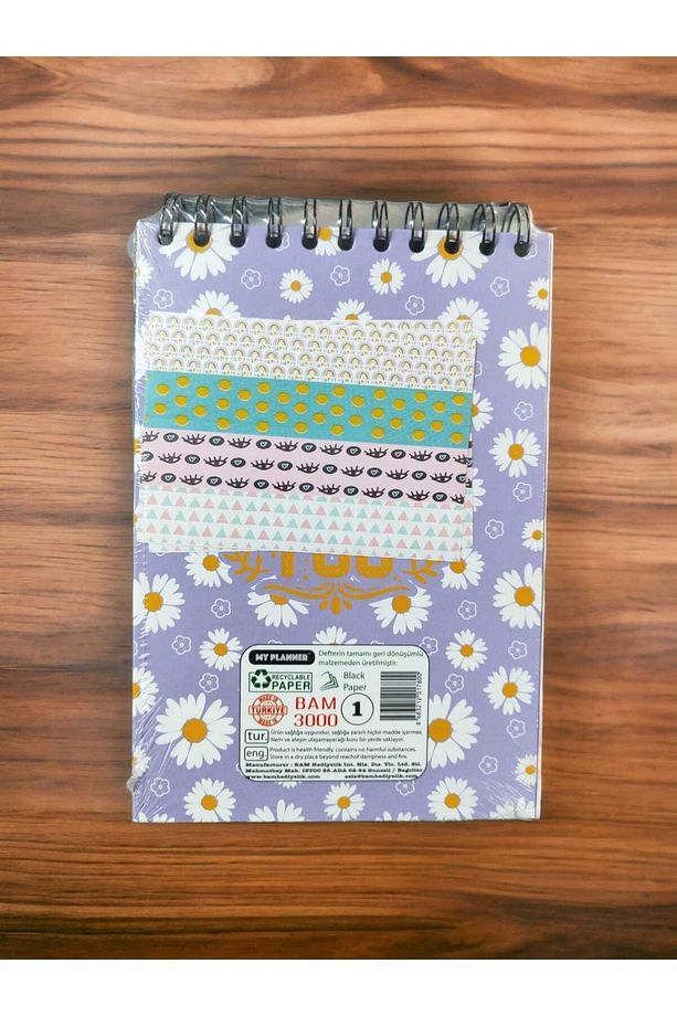 Siyah Yapraklı defter/ Bam Black Paper Note book - 2