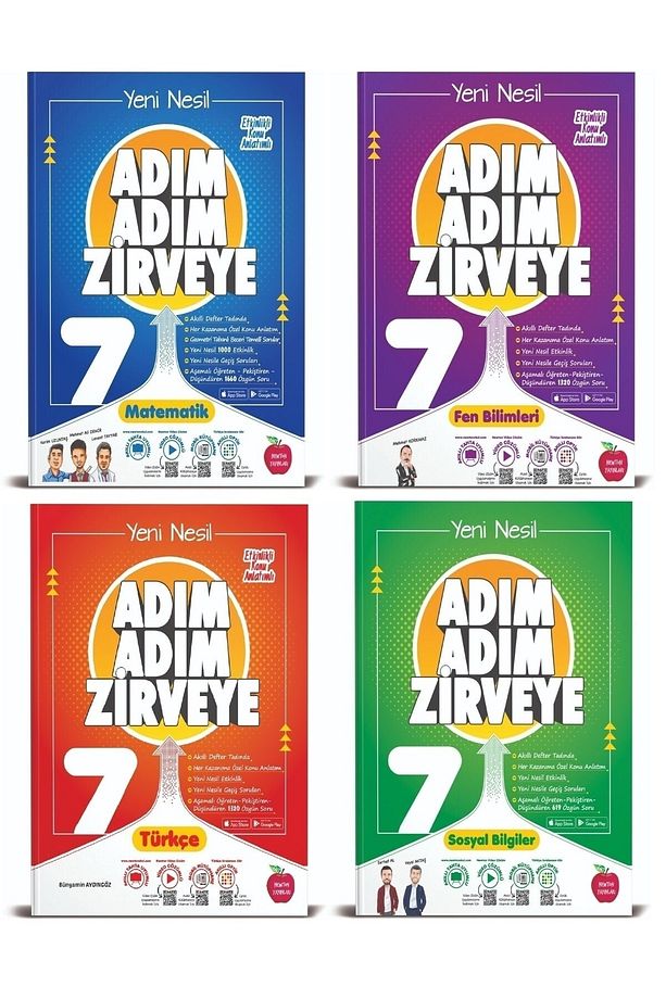 7. Sınıf Adım Adım Zirveye Soru Bankası Seti - 1