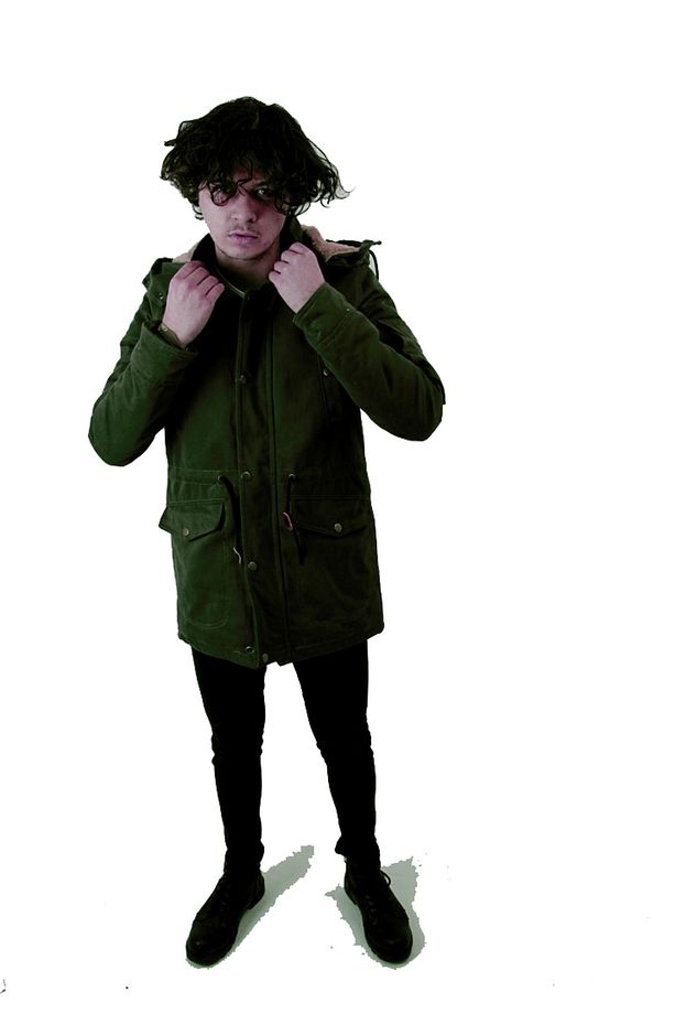 Slim Fit Çıkarılabilir Kapüşonlu Gabardin Uzun Parka Kaban - 3