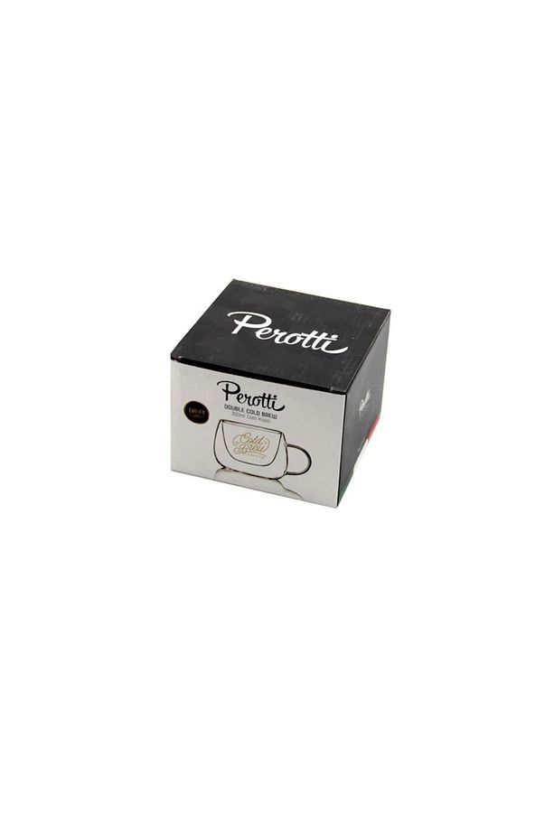 Perotti 300 ml Double Cold Brew Çift Cidarlı 2 Lİ Kupa Cam Bardak Seti 300 ml - 2