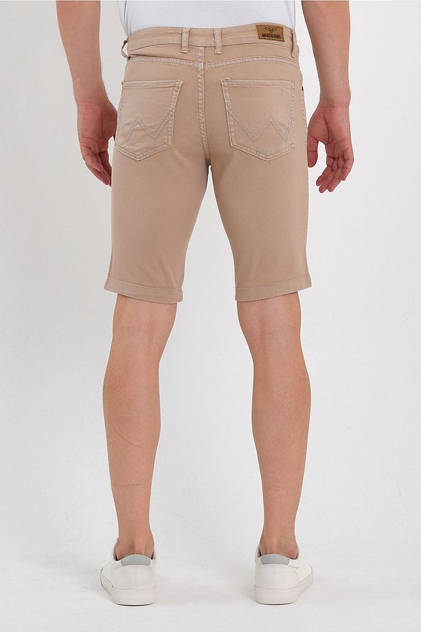 Kısa Gabardin Şort - 3