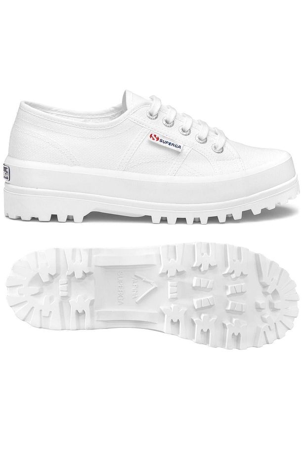 2555 Alpina Unisex Beyaz Platform Sneaker - 3