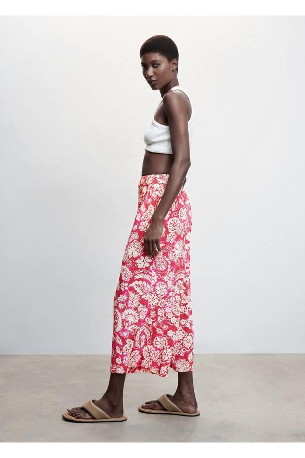 Culotte-Hose mit Blumenmuster - 5