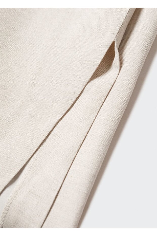 Fustă de in detaliată - 8