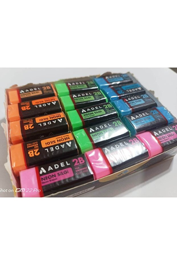 Neon Renkler Küçük Boy Silgi (4adet) - 6